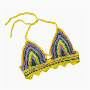 نیم تنه کراپ تاپ بافتنی رنگی فری سایز 08